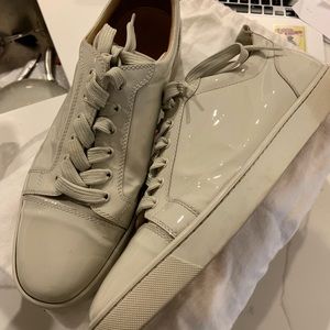 Louis Junio Flat Patent Louboutins